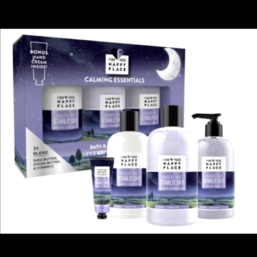 BODY WASH, MOISTURIZING HAND CREAM and BODY LOTION